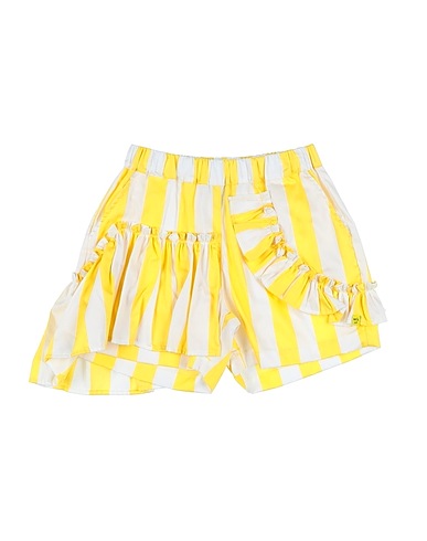 M'A KIDS Shorts & Bermuda Yellow 100% Cotton