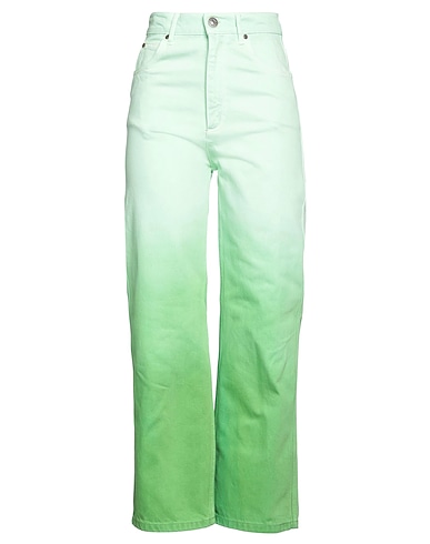 SANDRO Pantaloni jeans Verde chiaro 100% Cotone