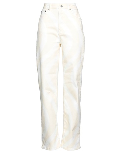 NA-KD Jeans Cremeweiß 98% Baumwolle, 2% Elastan