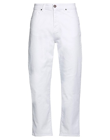 VISION OF SUPER Pantalones vaqueros Blanco 98% Algodón, 2% Elastán