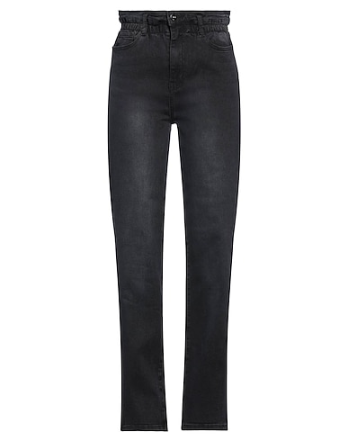GAUDÌ Denim pants Black 64% Cotton, 33% Polyester, 3% Elastane