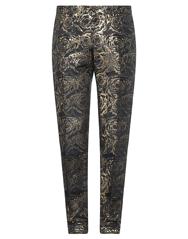 DOLCE&GABBANA Casual pants Black 34% Viscose, 30% Cotton, 26% Polyester, 10% Metallic Polyester