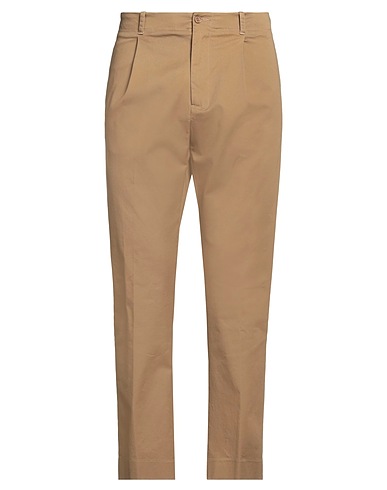 DANIELE ALESSANDRINI Pantalone Cammello 97% Cotone, 3% Elastan
