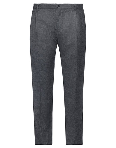 DOLCE&GABBANA Casual trouser Charcoal 100% Wool