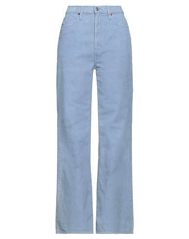 RE/DONE Casual trouser Pastel blue 100% Cotton