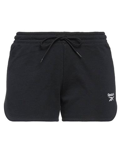 REEBOK Shorts & Bermuda Black 80% Cotton, 20% Recycled polyester