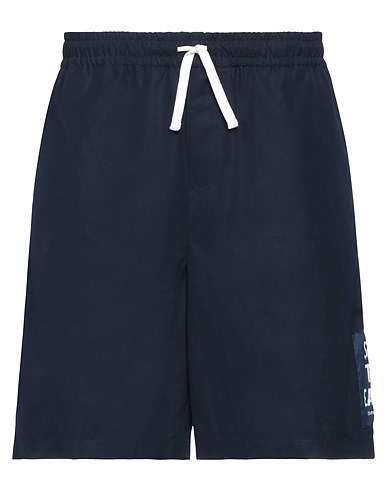 EMPORIO ARMANI Shorts & Bermuda Midnight blue 100% Cotton