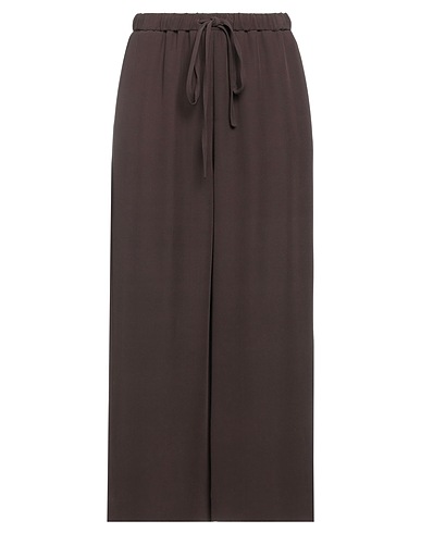 VALENTINO GARAVANI Casual pants Dark brown 100% Silk