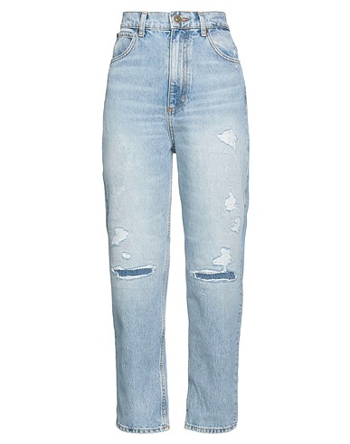 SANDRO Denim pants Blue 100% Cotton