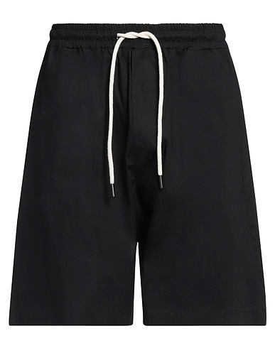 DRESSISM. Shorts & Bermudas Schwarz 98% Baumwolle, 2% Elastan