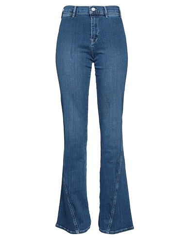 FRAME Denim trousers Blue 91% Cotton, 7% Recycled cotton, 2% Elastane
