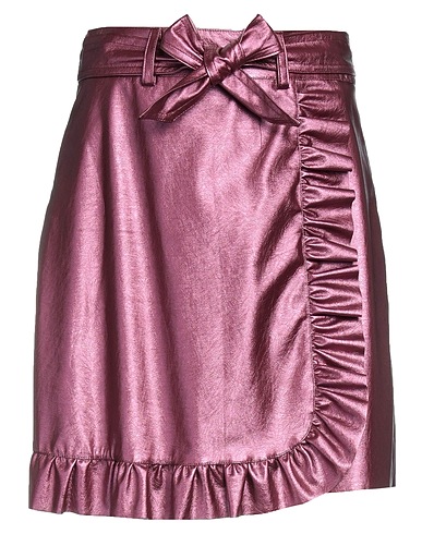 KAOS JEANS Mini skirt Garnet 57% PES - Polyethersulfone, 43% Polyurethane
