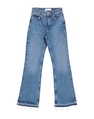 TOPSHOP Denim trousers Blue 100% Cotton