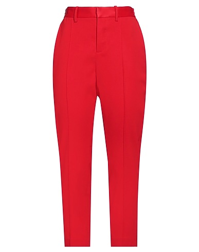 ZADIG&VOLTAIRE Casual trouser Red 77% Acetate, 20% Viscose, 3% Elastane