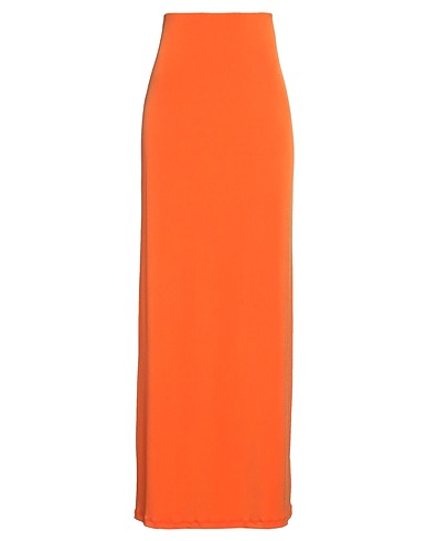 NA-KD Maxi Skirts Orange 95% Polyester, 5% Elastane