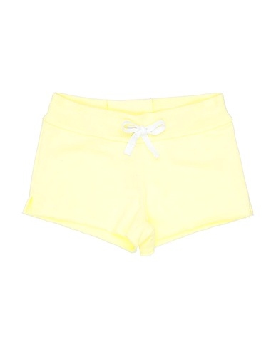 JUVIA Shorts & Bermuda Pastel yellow 50% Cotton, 50% Polyester