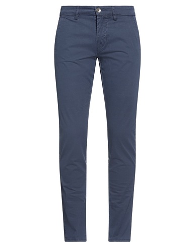 GUESS Casual pants Midnight blue 97% Cotton, 3% Elastane