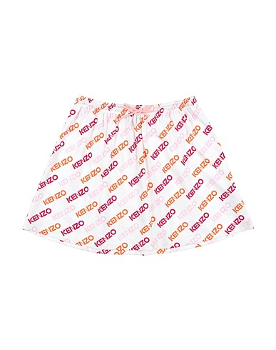 KENZO KIDS Skirt White 100% Cotton