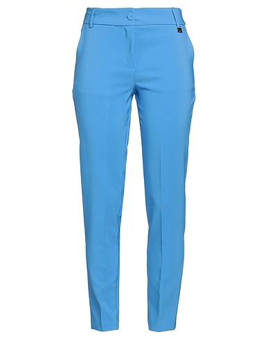 MDM MADEMOISELLE DU MONDE Casual trouser Azure 89% Polyester, 11% Elastane