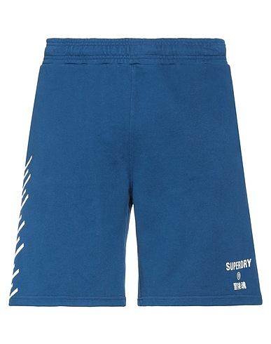 SUPERDRY Shorts & Bermuda Blue 100% Cotton