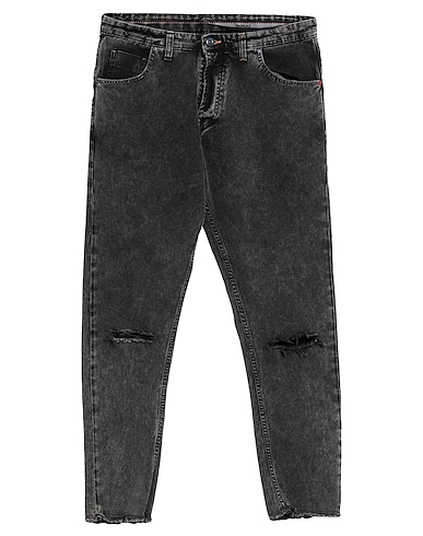 DISPLAJ Denim pants Black 98% Cotton, 2% Elastane