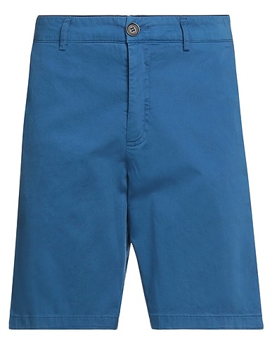 DEPARTMENT 5 Shorts & Bermuda Blue 97% Cotton, 3% Elastane