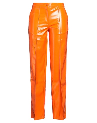 NA-KD Casual trouser Orange 100% Polyurethane