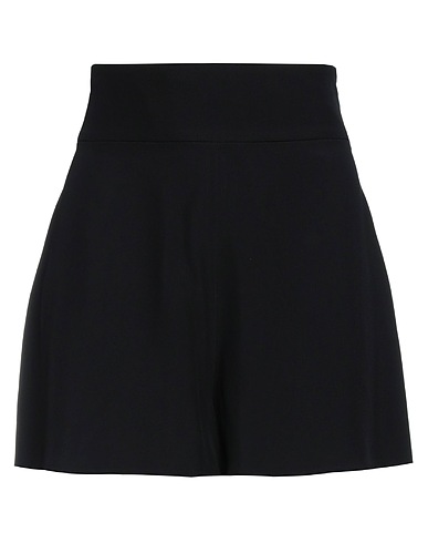 FEDERICA TOSI Shorts & Bermuda Black 50% Acetate, 50% Viscose