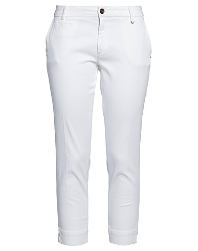 MASON'S Casual pants White 68% Cotton, 30% Lyocell, 2% Elastane
