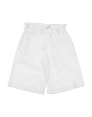 Y-CLÙ Shorts & Bermuda White 62% Cotton, 33% Polyester, 5% Elastane