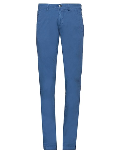 MASON'S Casual trouser Navy blue 98% Cotton, 2% Elastane