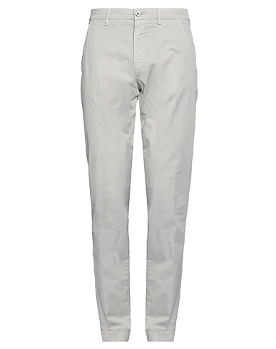MASON'S Casual pants Light grey 98% Cotton, 2% Elastane