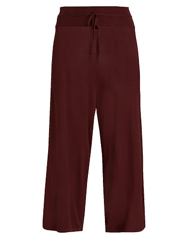 LIVE THE PROCESS Casual trouser Burgundy 86% Viscose, 14% PBT - Polybutylene terephthalate