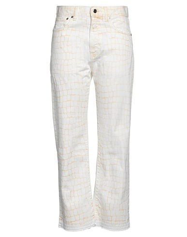 JUST CAVALLI Denim pants White 100% Cotton