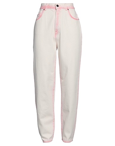 IND Milano Denim trousers White 100% Cotton