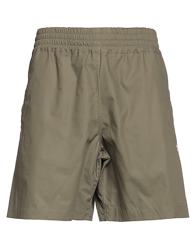 THE EDITOR Shorts & Bermuda Military green 100% Cotton