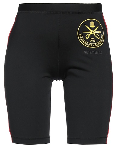 VETEMENTS Leggings Black 80% Polyamide, 20% Elastane