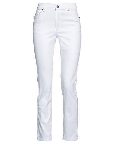 JOHN RICHMOND Denim trousers White 85% Cotton, 11% Polyester, 4% Elastane