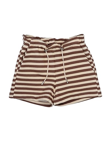 MANILA GRACE Shorts & Bermuda Brown 68% Cotton, 32% Viscose