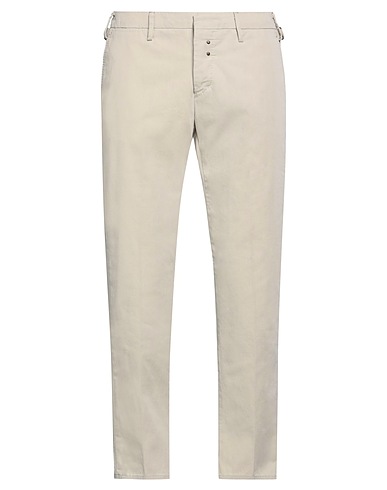 POWELL Casual trouser Light grey 100% Cotton