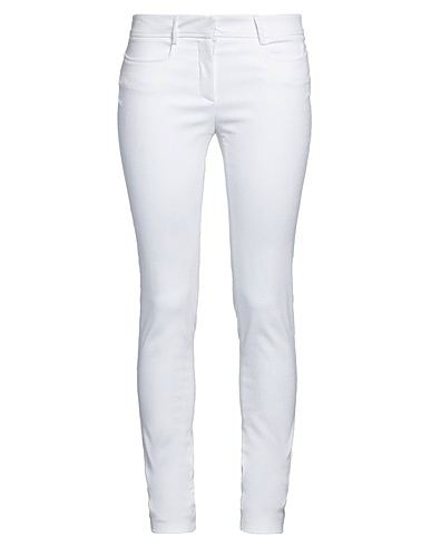 ZAC ZAC POSEN Casual trouser White 76% Viscose, 21% Nylon, 3% Elastane