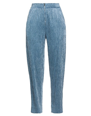 TELA Casual trouser Pastel blue 50% Cotton, 50% Viscose