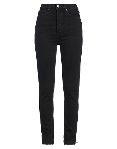 RE/DONE Pantaloni jeans Nero 97% Cotone, 3% Elastan