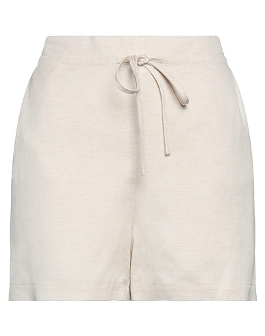 YAYA Shorts & Bermuda Beige 84% Viscose, 16% Linen