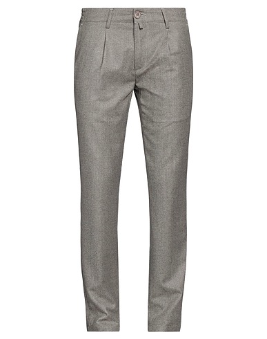 JACOB COHЁN Casual pants Taupe 100% Virgin Wool