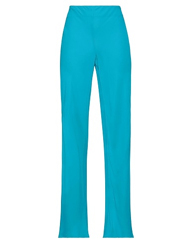 ALBERTA FERRETTI Casual trouser Turquoise 100% Viscose