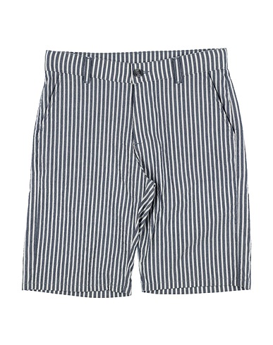 PLEASE Shorts & Bermuda Slate blue 64% Cotton, 35% Polyester, 1% Elastane