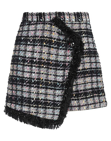 TWENTY EASY by KAOS Shorts & Bermuda Nero 90% Poliestere, 10% Altre Fibre, Lino, Cotone