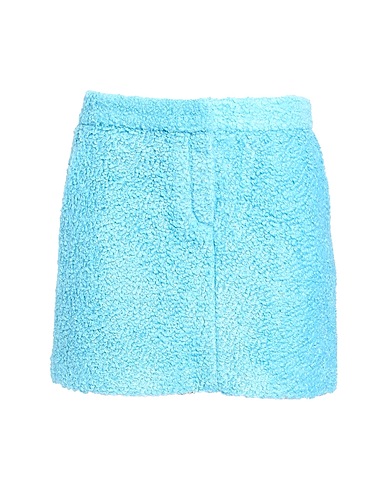 TOPSHOP Mini skirt Light blue 100% Polyester