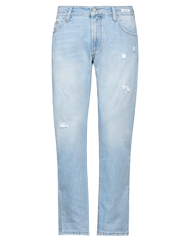 UNIFORM Denim trousers Blue 100% Cotton
